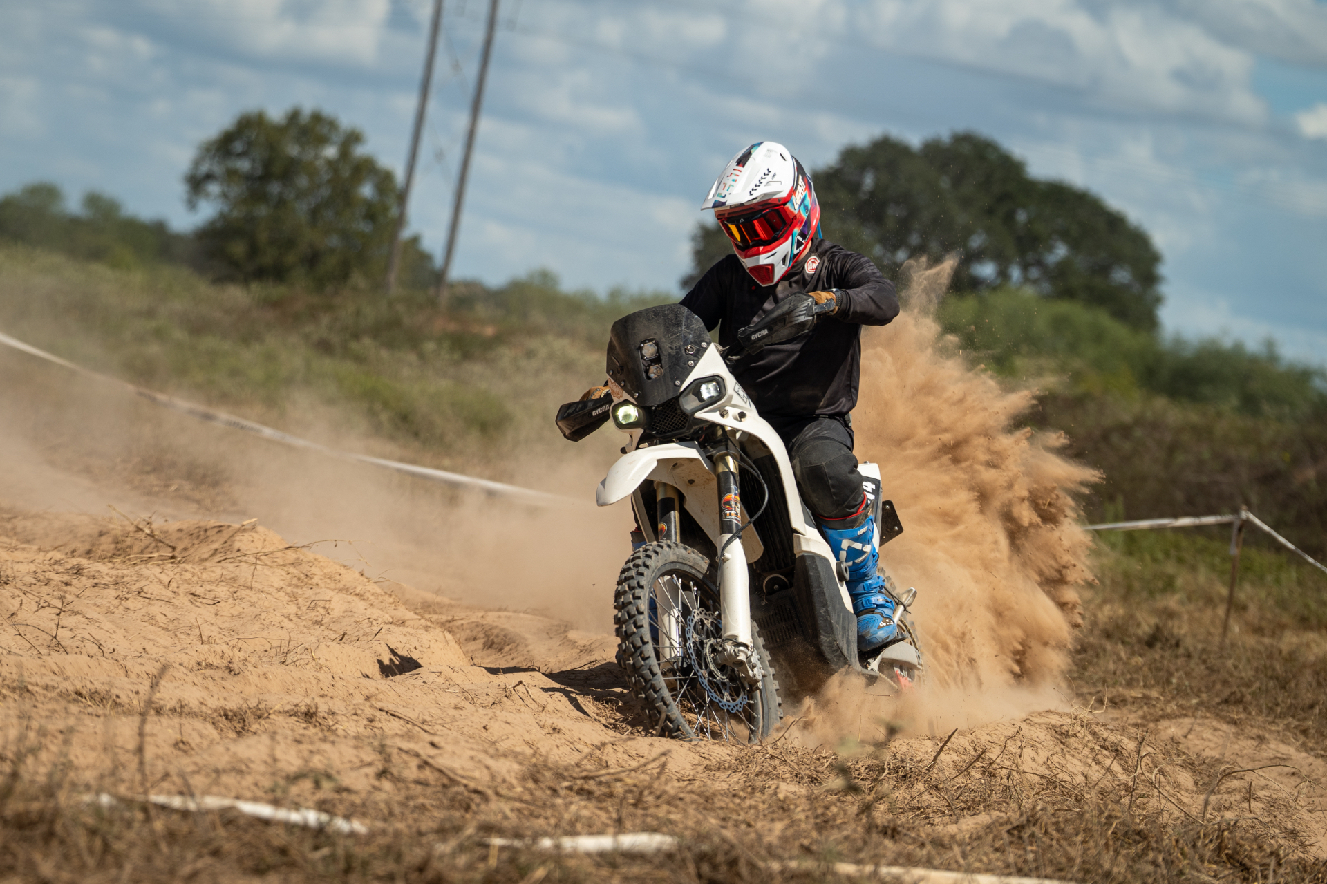 Moto 1 sand blast on the Kove 450 Rally